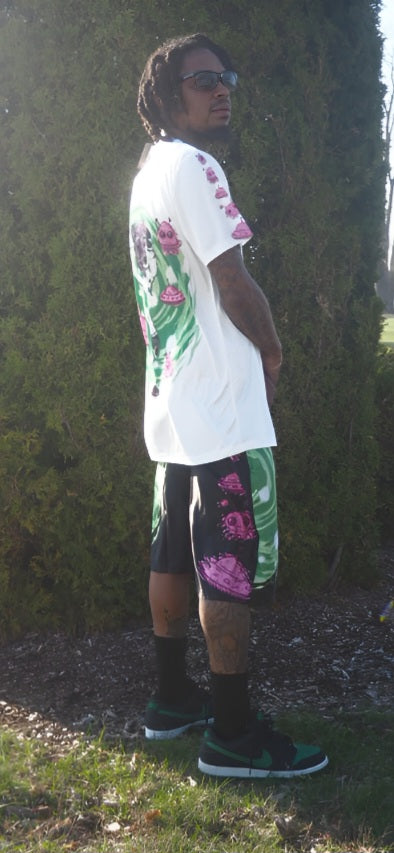 Trippy Grizzly Shorts