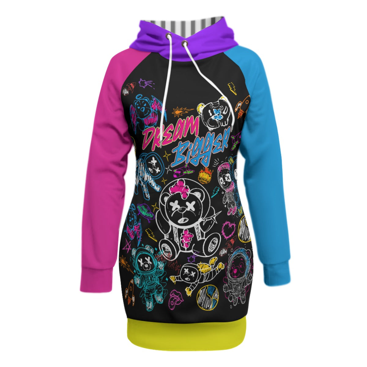 Dream Bigger Hoodie Dress- Ladies