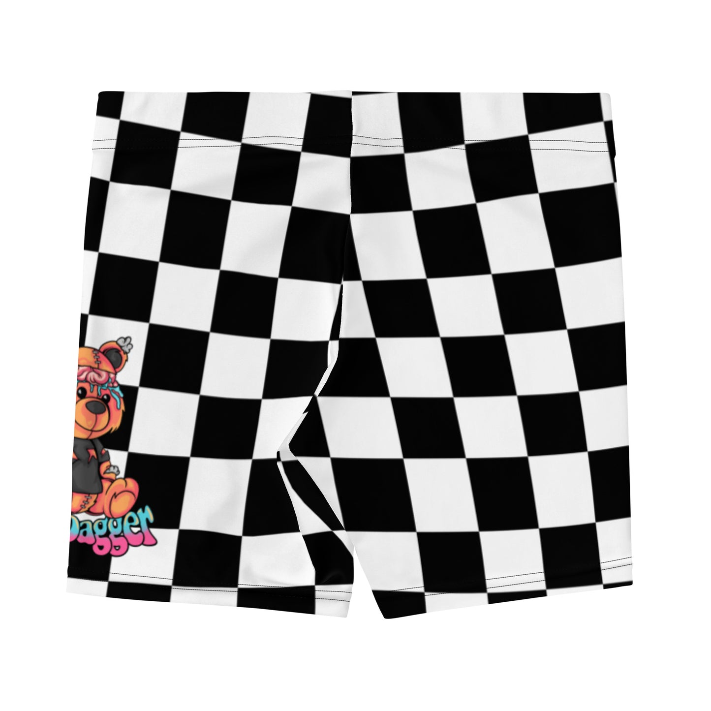 Women's CheckerBoard Drippy Short Leggings