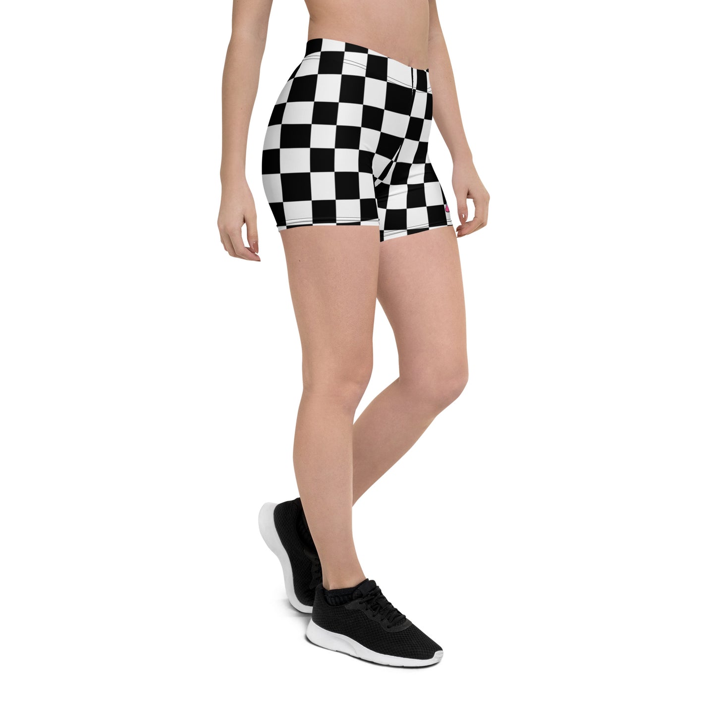 Women's CheckerBoard Drippy Short Leggings