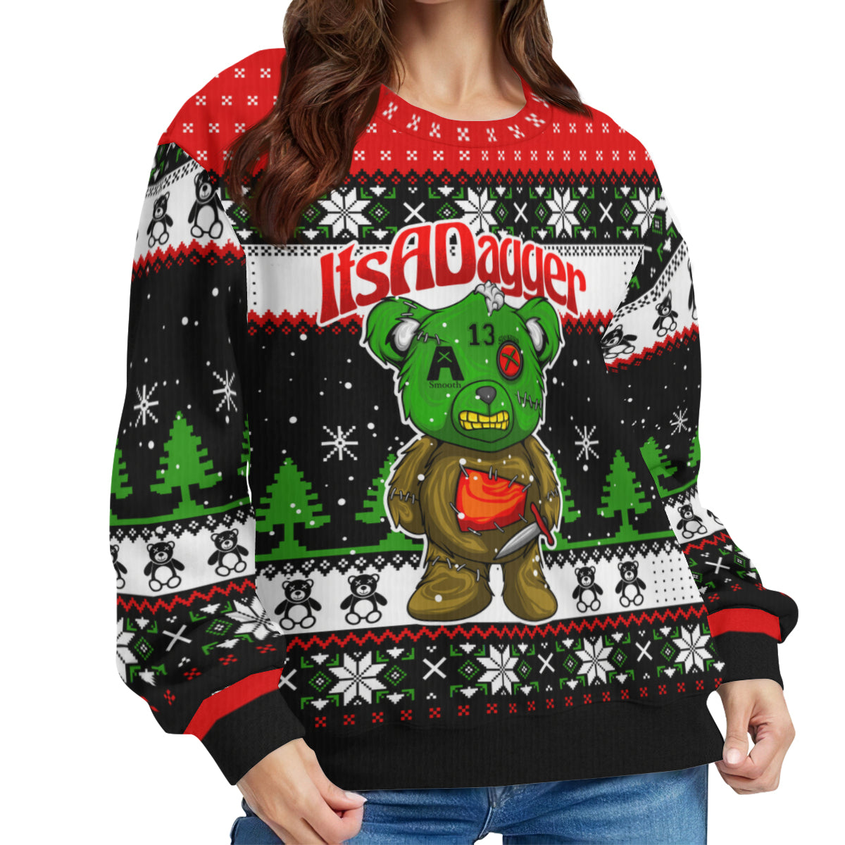 Grizzly Ugly Christmas Sweater