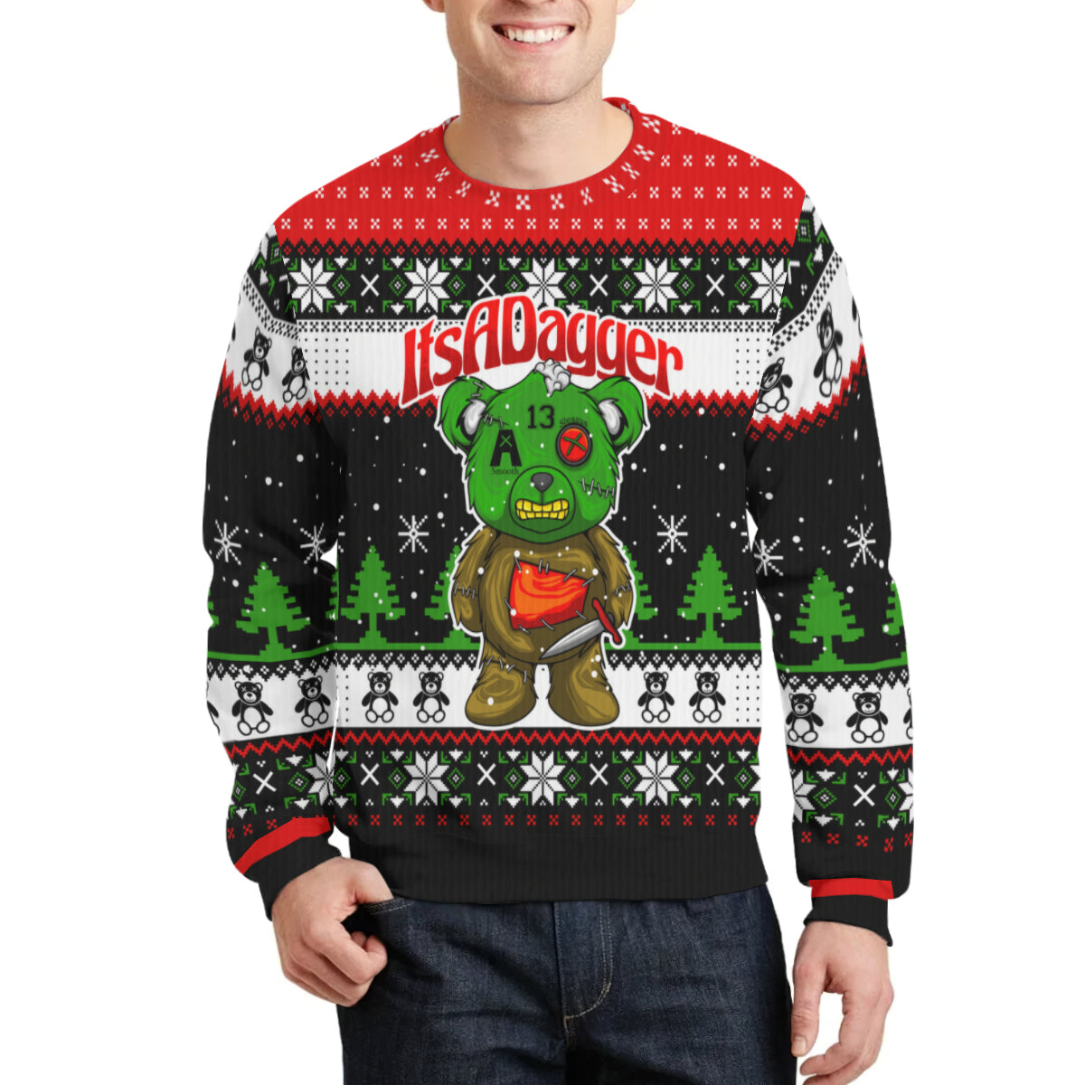 Grizzly Ugly Christmas Sweater